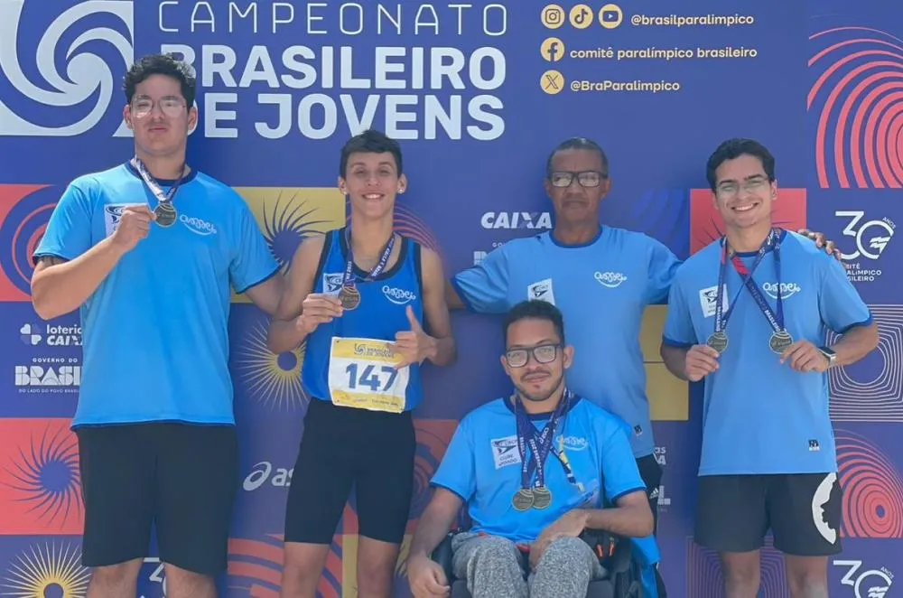 Foto: Divulgação – AMEI brilha no Brasileiro Jovem com quebras de recordes e grandes conquistas no atletismo paralímpico