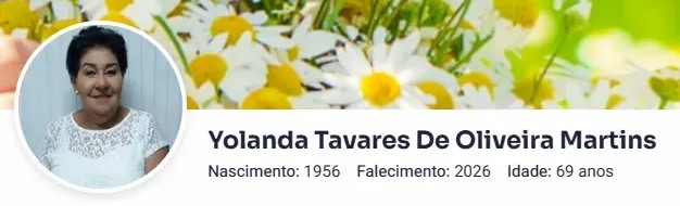 Daniel Martins perde a mãe aos 69 anos