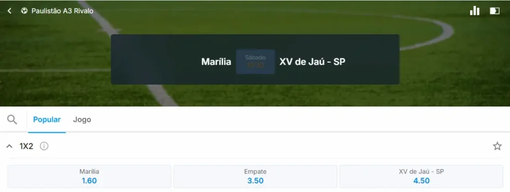 Odd de Marília x XV de Jaú