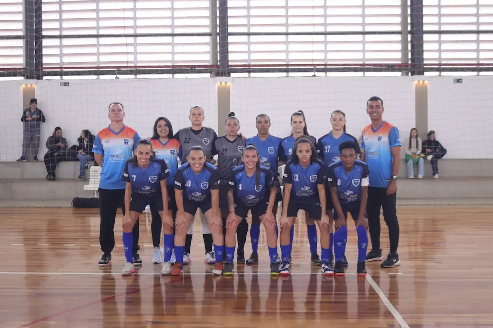 Jogadoras do Futsal Feminino Marília comemoram classificação para final da Copa LPF 2026