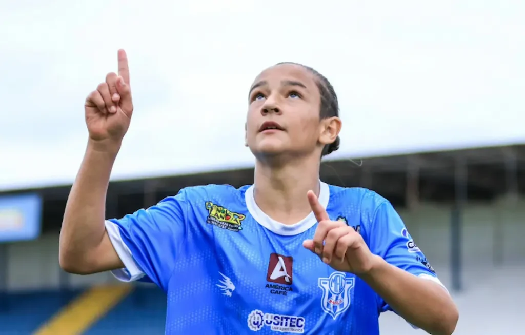 Cavani comemora gol pelo Corinthians no Campeonato Paulista Sub-13