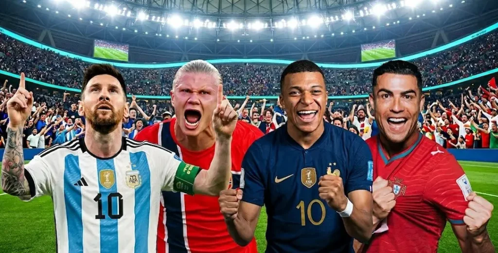 Mbappé, Haaland e Messi brilham; Cristiano Ronaldo estreia com recorde na Copa.