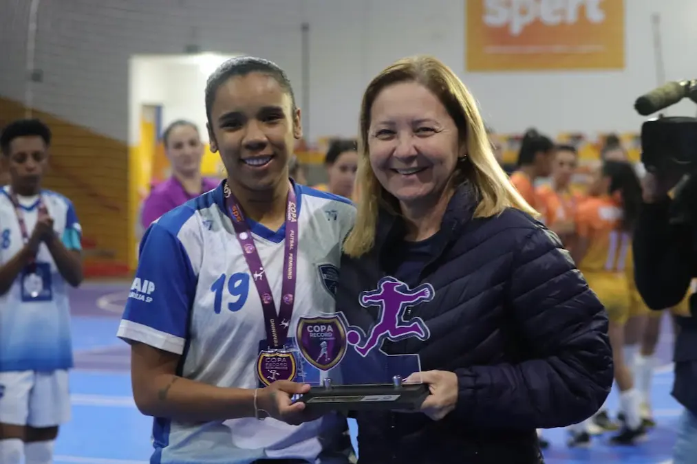 Juju é a artilheira da Copa Record Feminina, com nove gols marcados na competição. (Foto: Christian Cabrini).