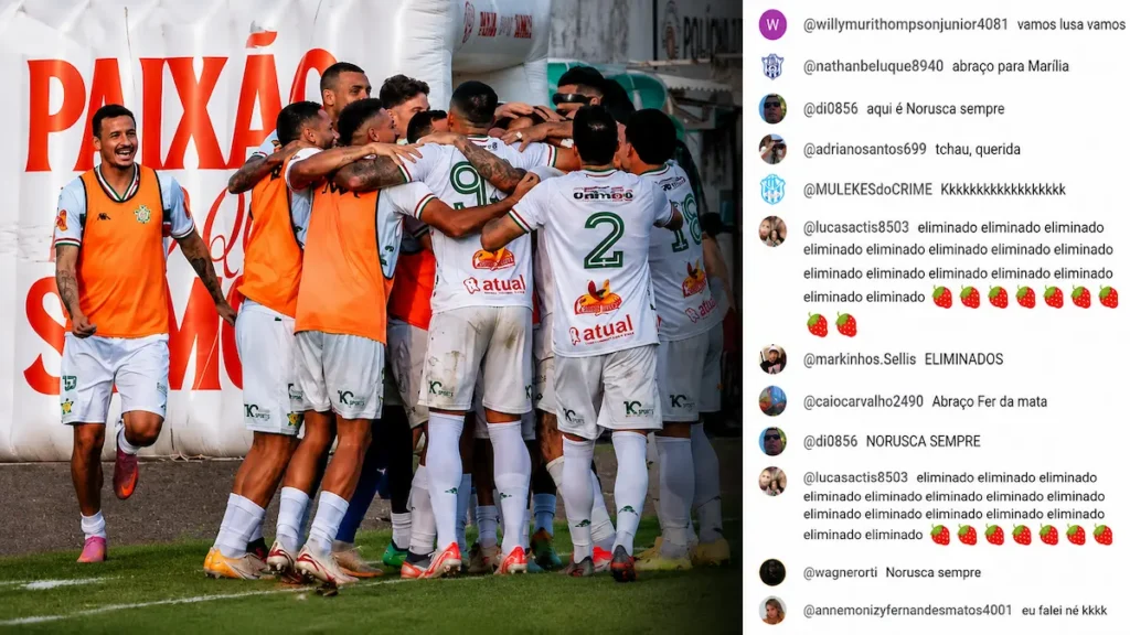 Rival do Marília é eliminado da Série D em Bauru e torcida do MAC aparece em transmissão após o jogo.
