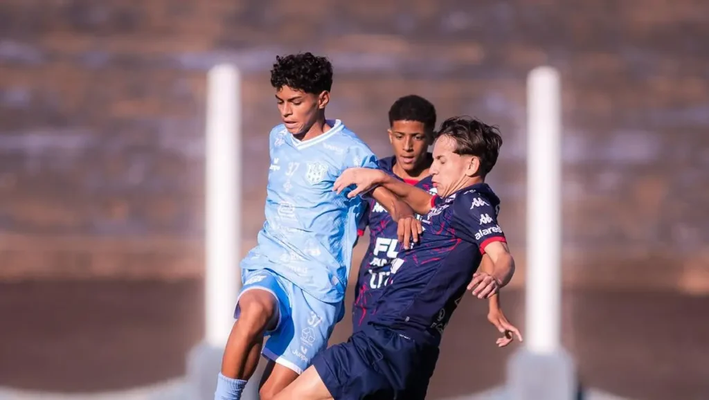 Equipe do Marília em partida contra o Grêmio Prudente pelo Campeonato Paulista Sub-15 e Sub-17.