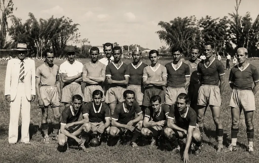 Marília Atlético Clube representa os 79 anos da mudança de nome do antigo Esporte Clube Comercial.