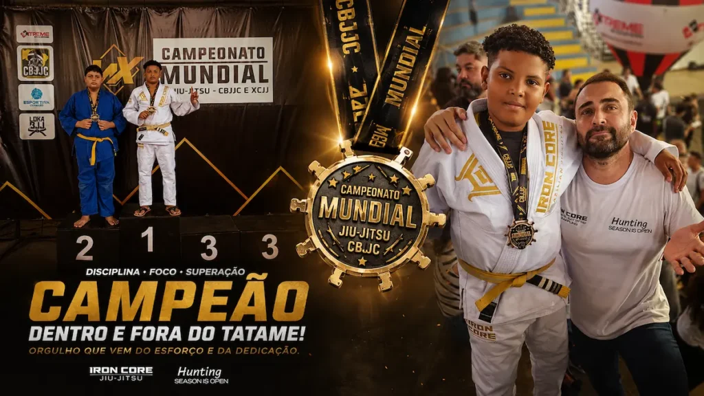 Nathan Andrade conquista ouro em Marília e prata em Lençóis Paulista, consolidando grande fim de semana no Jiu-Jitsu.