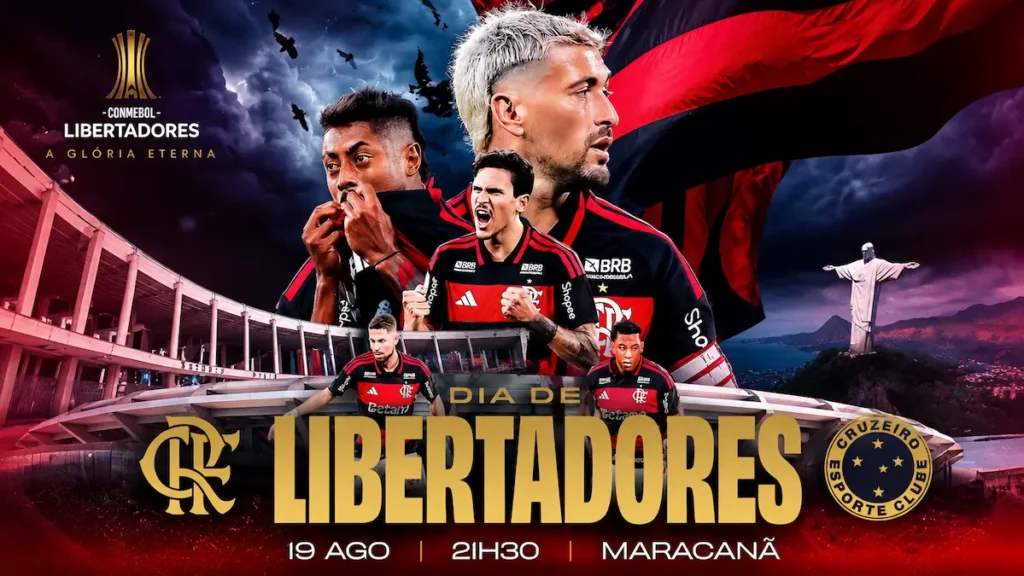 Jogos de hoje (19/08/26): veja todos os horários e onde assistir a Libertadores, Série B, Sul-Americana, Copa Paulista e MLS.