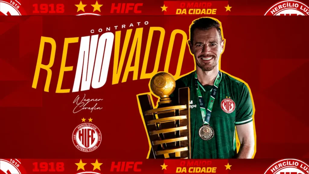 Wagner Coradin renova com o Hercílio Luz após impasse com o Marília e deixa futuro no MAC para 2027 em aberto.