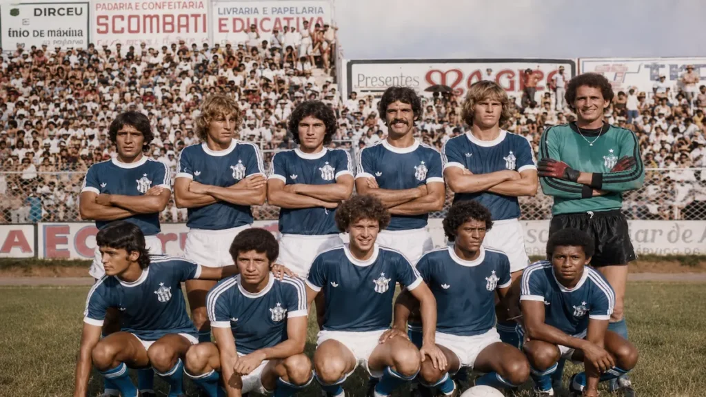 No aniversário do Palmeiras, o Abreuzão recebeu o Verdão em 1979, em uma partida que terminou com quatro gols alviverdes. (Foto: Arquivo / EdMais Esporte)