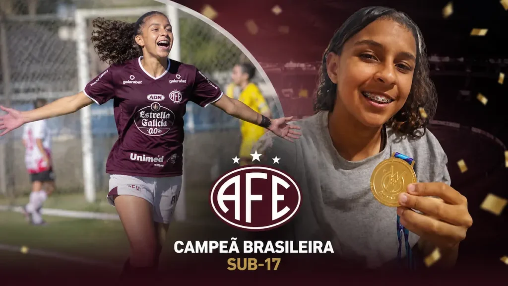 🏆 Nandyala é campeã brasileira! A atacante de Marília recebeu a medalha pelo título Sub-17 da Ferroviária e ainda marcou pelo time na competição. Confira a trajetória da jovem promessa no EdMais Esporte.